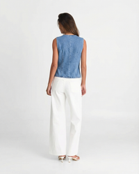 Cressida | Fitted Denim Vest