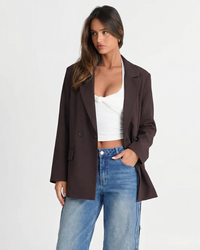 Evie | Oversized Double Breasted Blazer