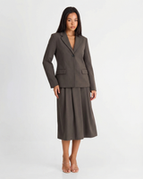 Ruby | Tailored Blazer Midi Skirt Matching Set