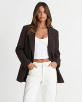 Victoria | Oversized Single Button Blazer