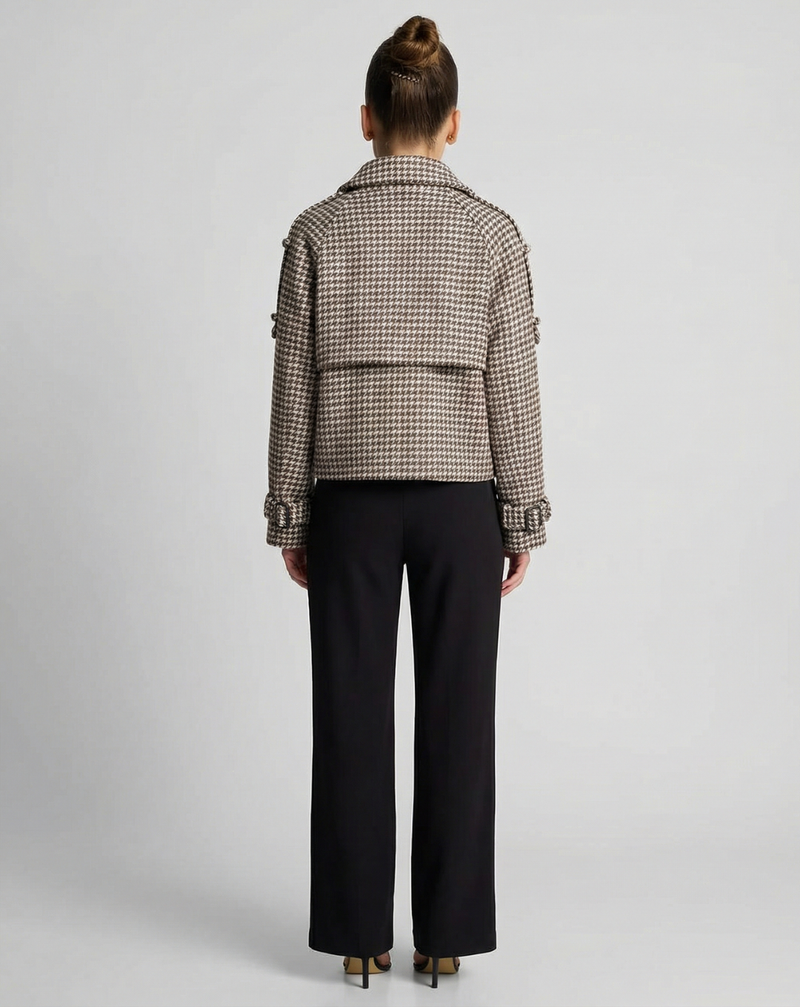 Clara | cropped trench coat
