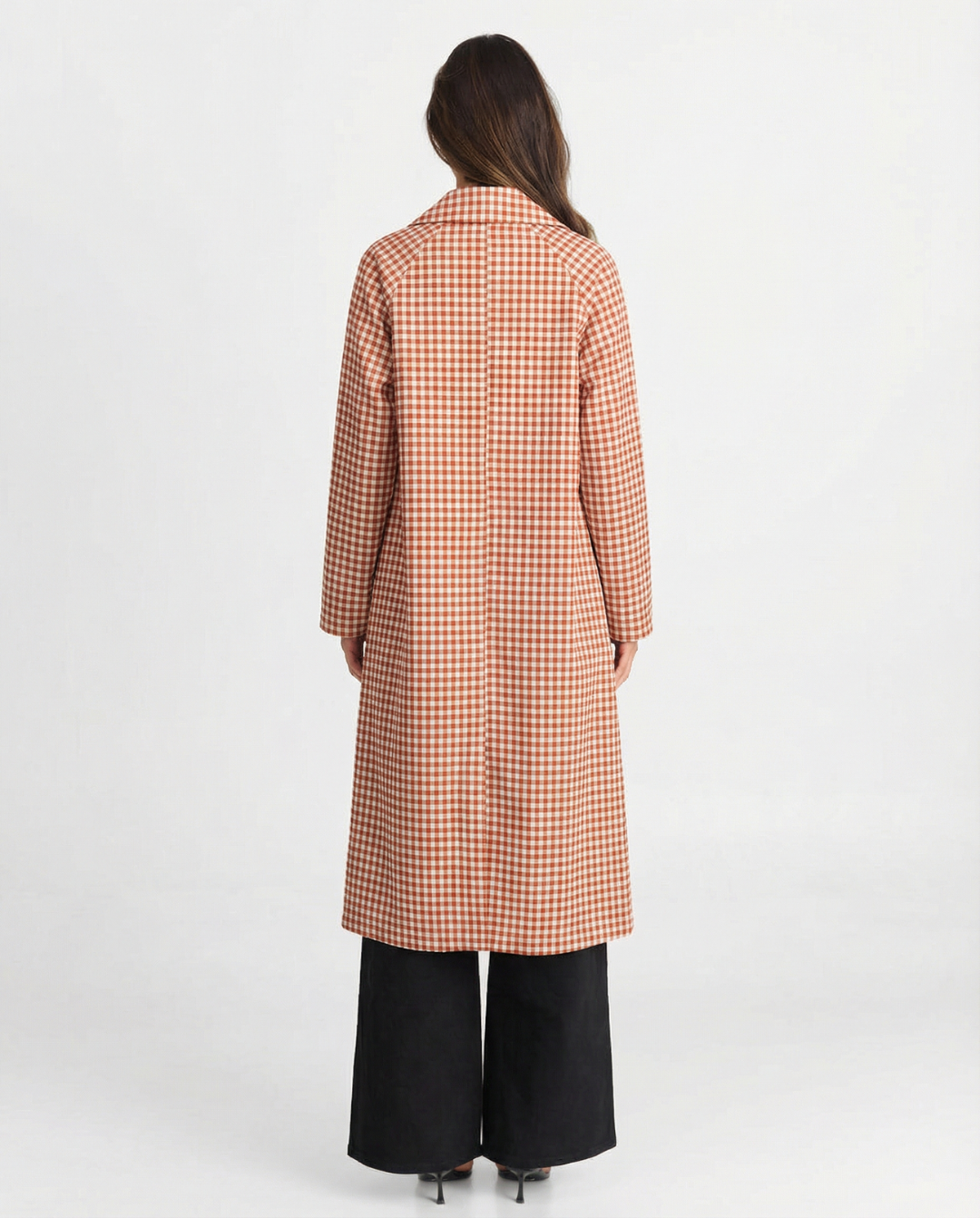 Mabel | Longline Gingham Check Shacket