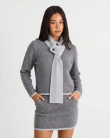 Alice | Contrast Detail Knit Top Skirt Co-ord Set