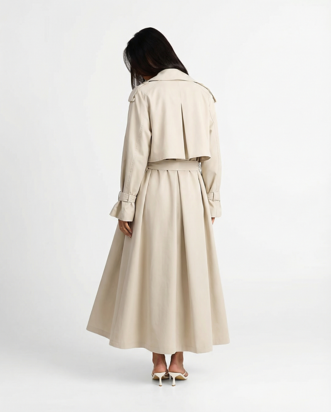 Alexandra | Longline Belted Trench Coat