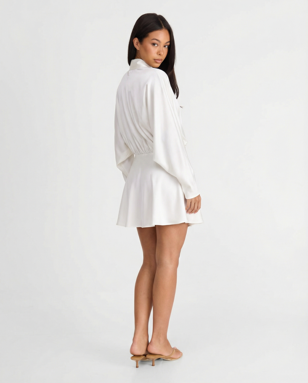 Cecilia | Bow Detail Satin Top