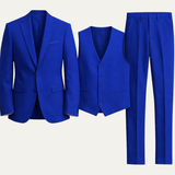 Abram | Men's Slim Fit 3 Piece Business Suit with Jacket, Vest and Trousers