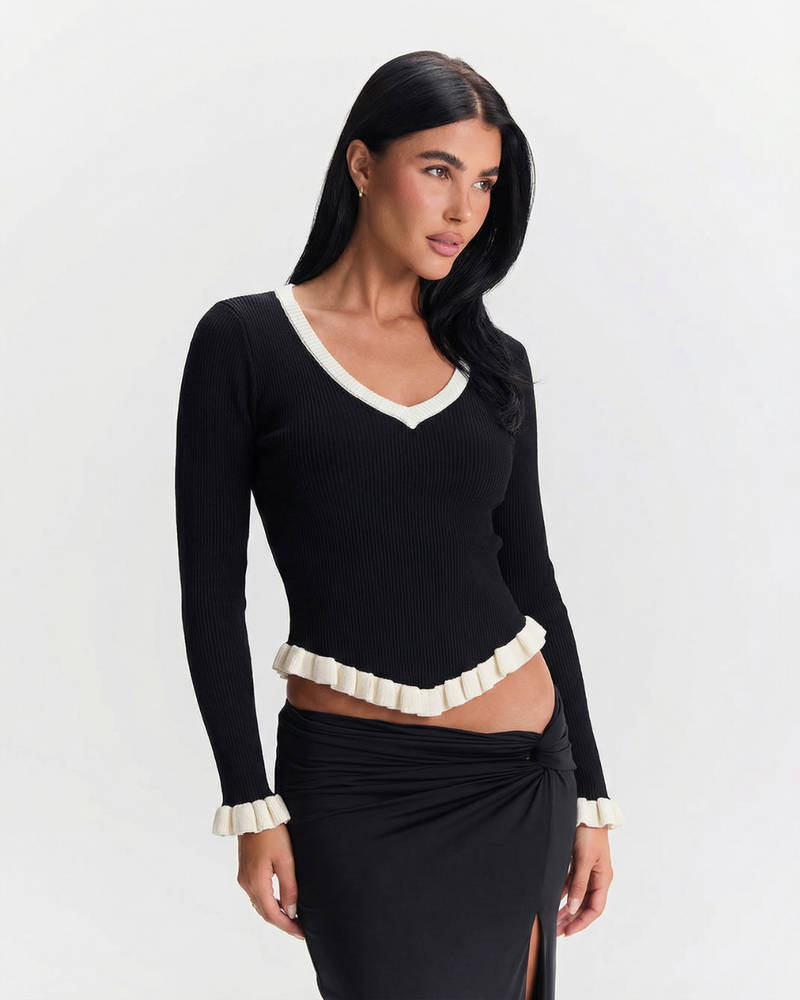 Heidi | ruffle top