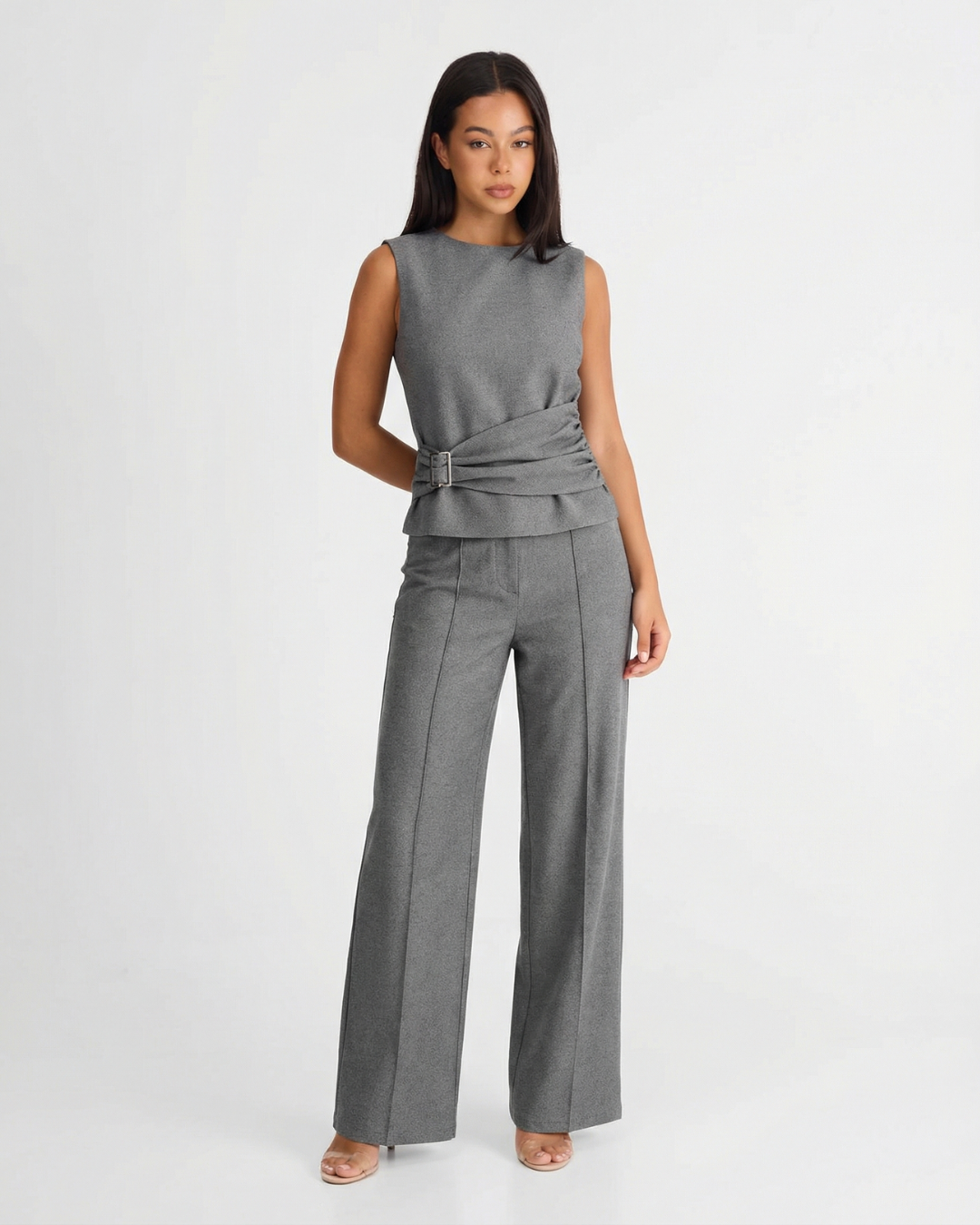 Stella | Belted Wide Leg Co-ord Set