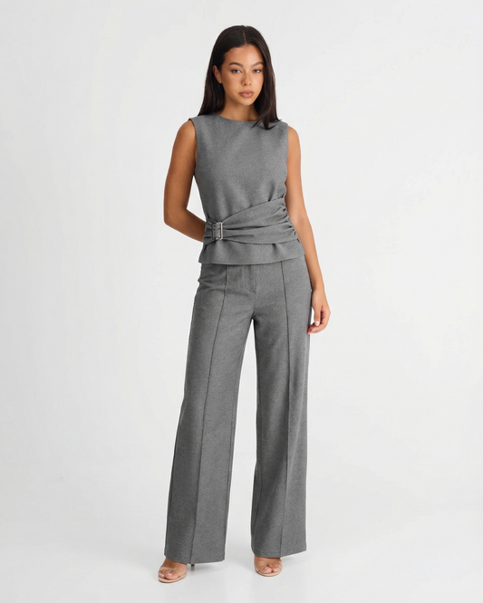 Eleanor | Belted Wide Leg Co-ord Set