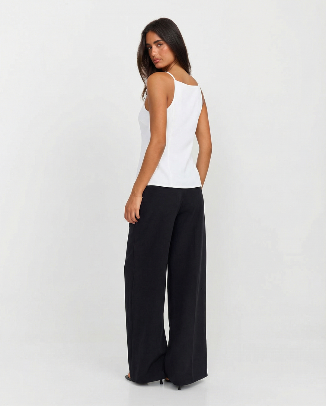 Ivy | White Square Neck Waistcoat