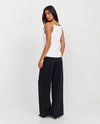 Ivy | White Square Neck Waistcoat