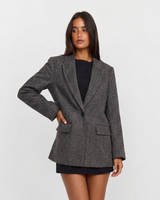 Rhiannon | Oversized Textured Blazer