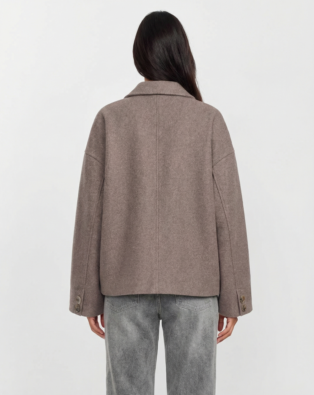 Zara | Cropped Wide Sleeve Shacket