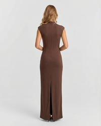 Hazel | Ruched Sleeveless Maxi Dress