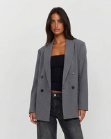 Ivy | Oversized Double Breasted Blazer