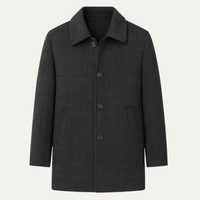 Tyndale wool blend coat third view