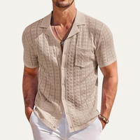 Lamont | Casual Knit Button Down Summer Shirt