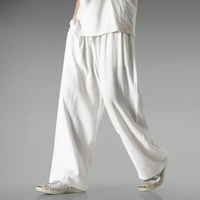 Ronan linen trousers in White