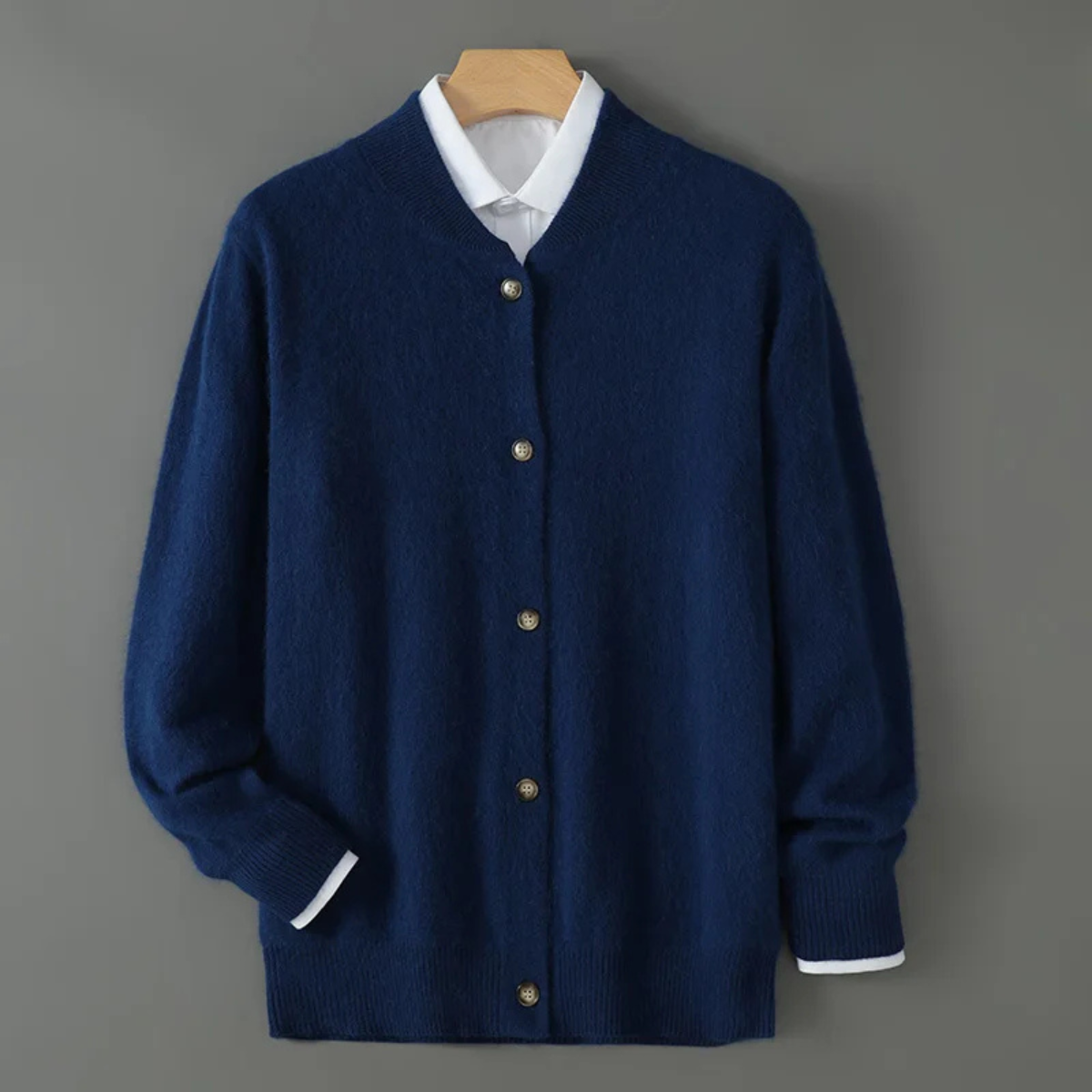 Ashby cardigan in Navy Blue