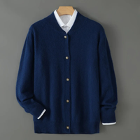 Ashby cardigan in Navy Blue