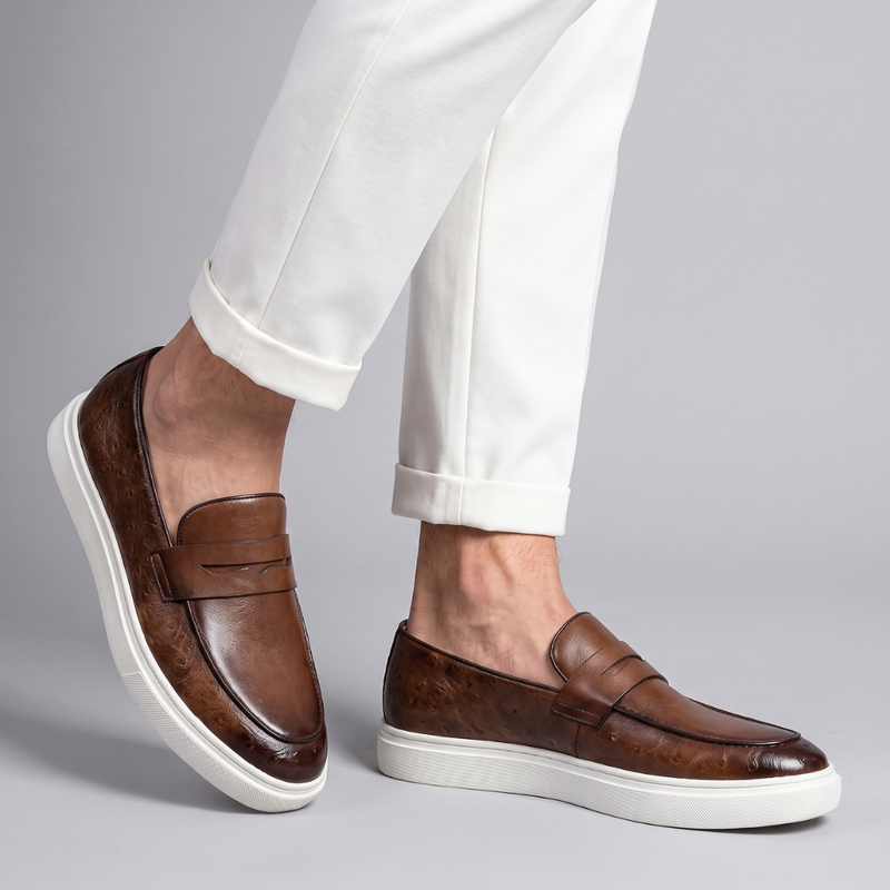 Newton | Men's Leather Loafer Sneakers
