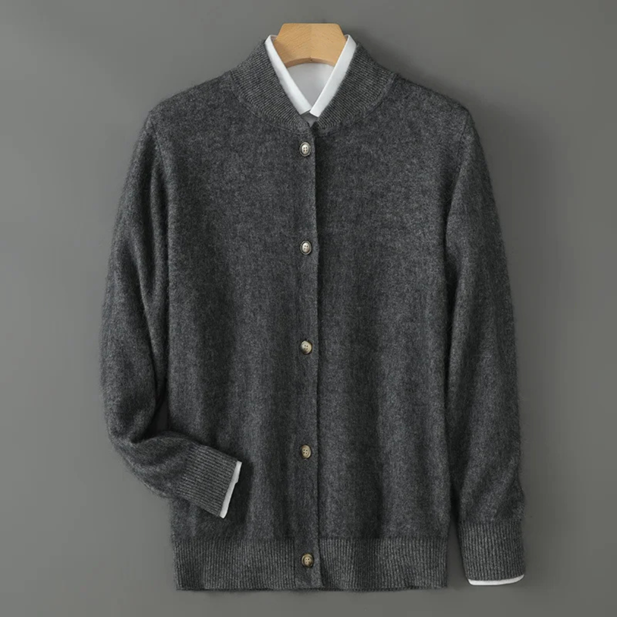 Ashby cardigan in Grey