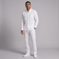 Victor | Linen Blend Shirt and Trousers Two Piece Set