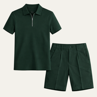 Perry polo shirt and shorts set
