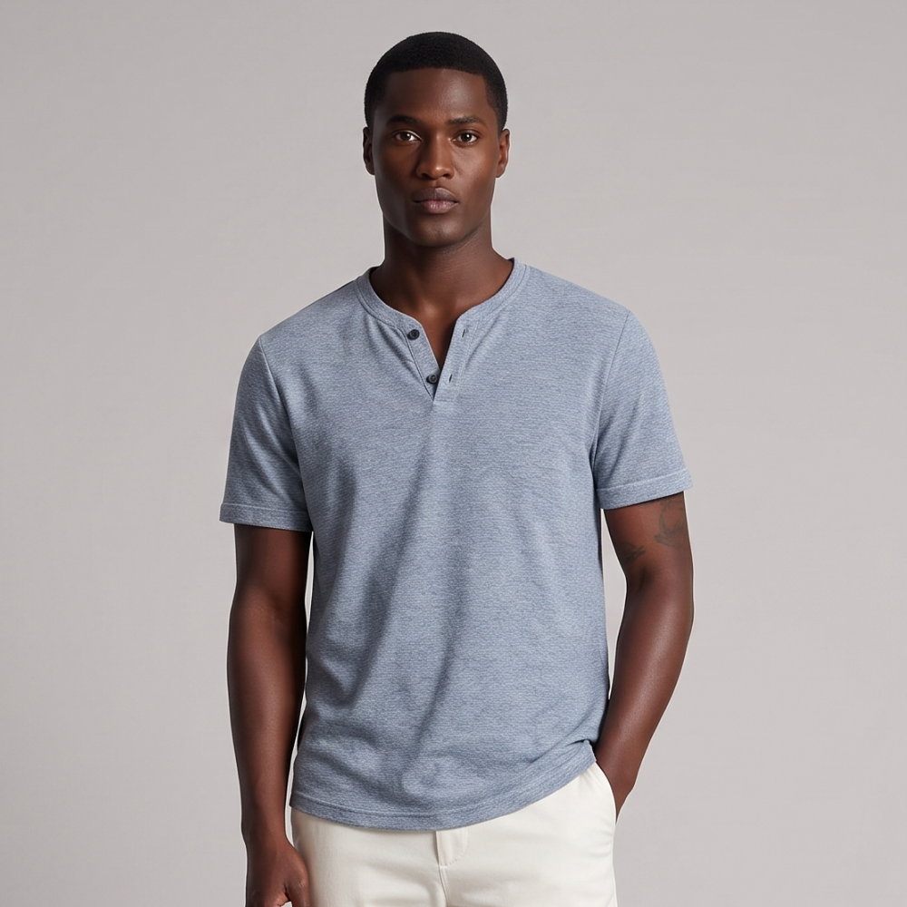 Callum | Men's Slim Fit V Neck T Shirt