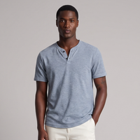 Callum | Men's Slim Fit V Neck T Shirt