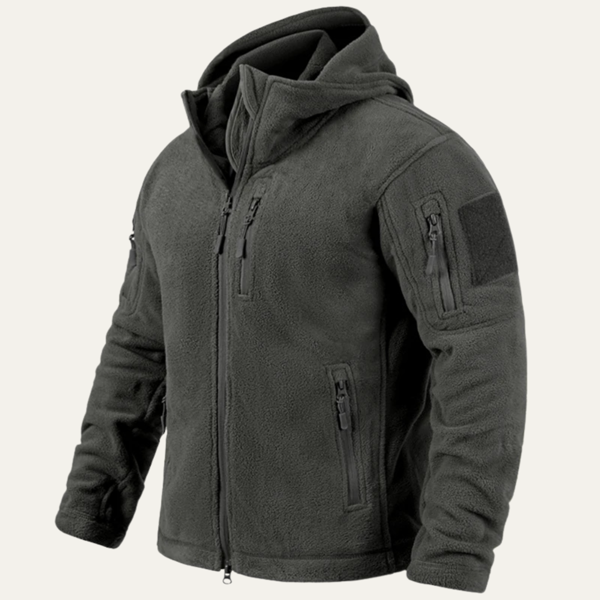Vance | Men's Hooded Tactical Fleece Jacket
