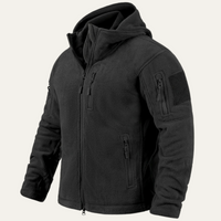 Vance fleece jacket in Black
