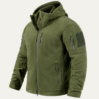 Vance fleece jacket in Army Green
