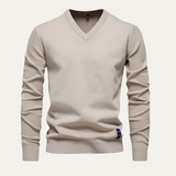 Evander | Men's Merino Wool V-Neck Jumper