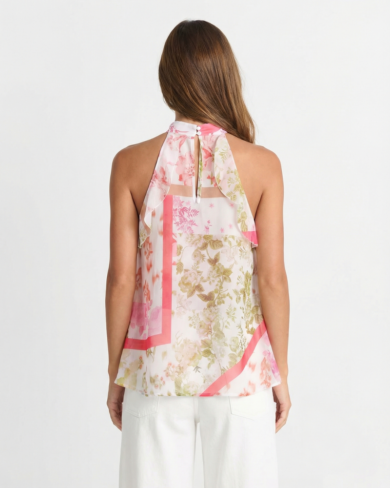 Lena | floral halter top