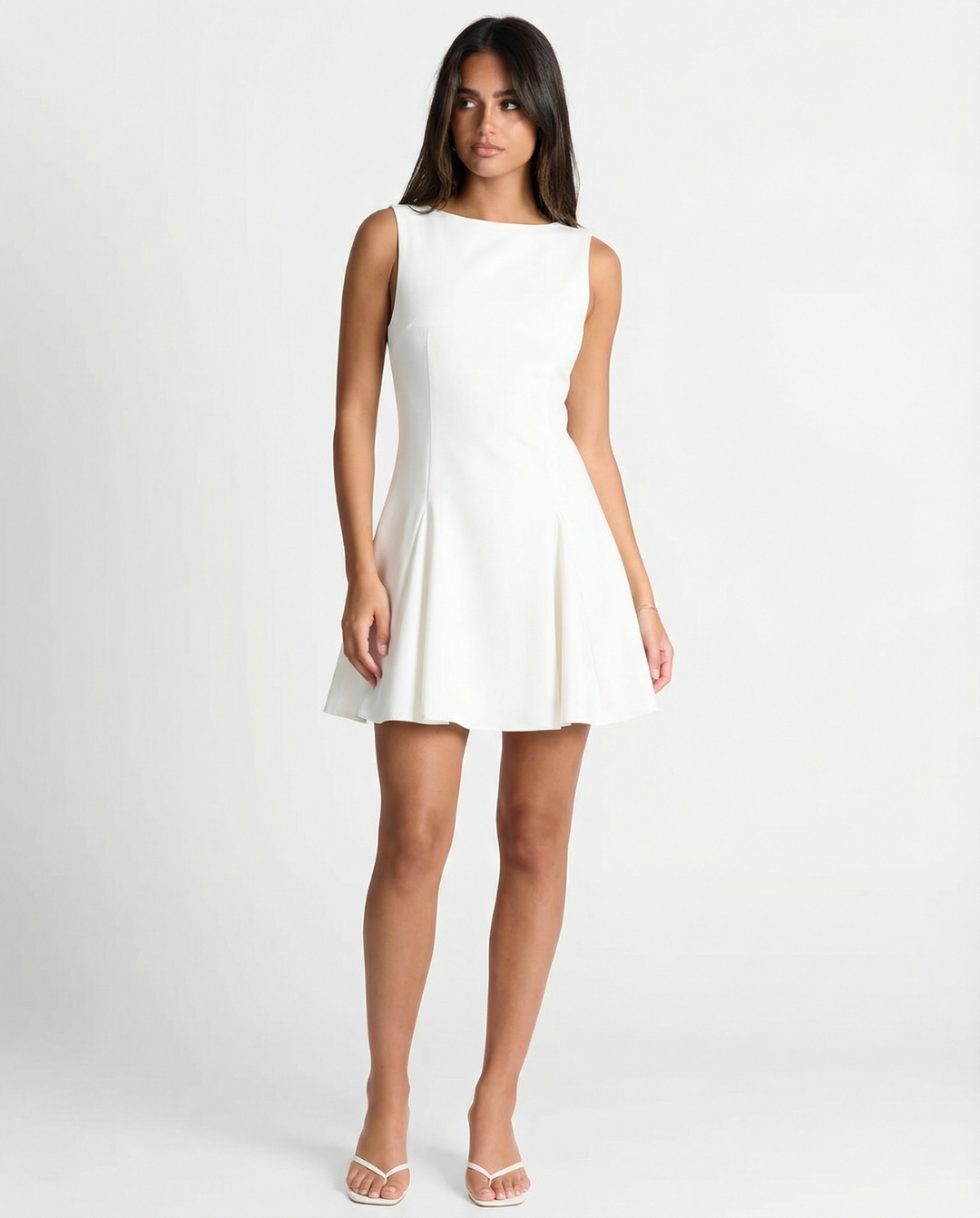 Lois | Flared Sleeveless Mini Dress