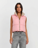 Celeste | Reversible Cropped Puffer Vest