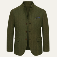 Stanhope herringbone wool blazer second view