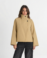 Ella | Cropped Asymmetric Light Jacket