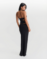 Dulcie | Cut-Out Buckle Detail Halter Top