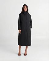 Connie | Midi Trench Coat with Stand Collar