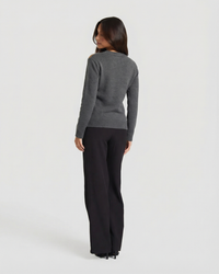 Celeste | Relaxed Argyle Knit Sweater
