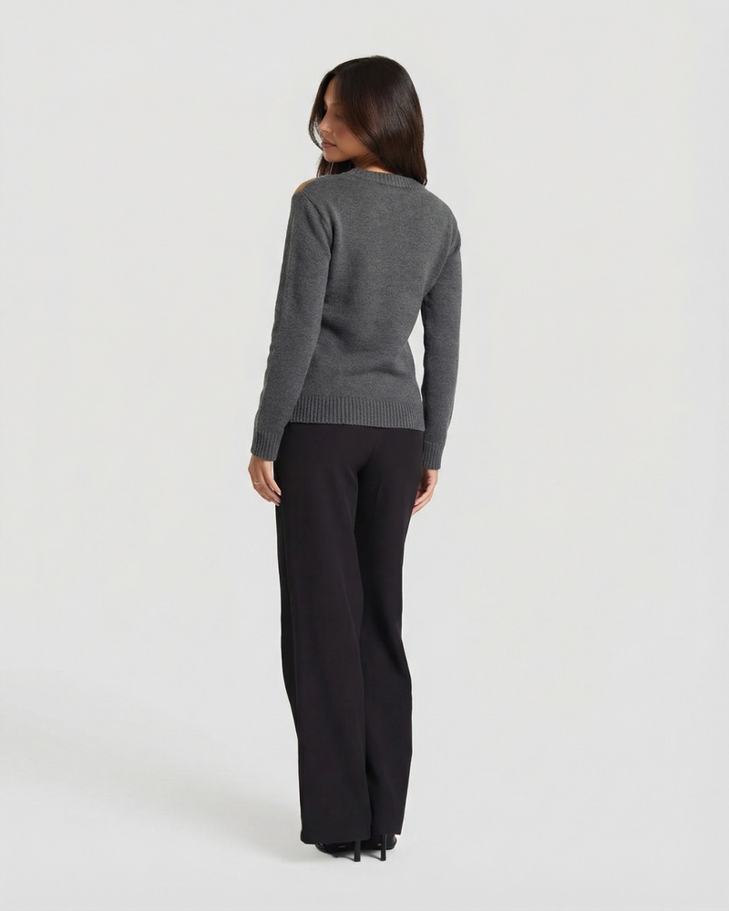 Celeste | argyle knit sweater