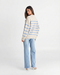 Caitlin | Relaxed Striped Knit Top