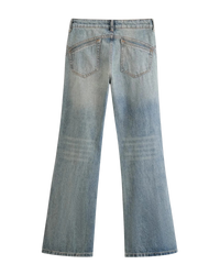 Darcie | Wide Leg Faded Wash Jeans