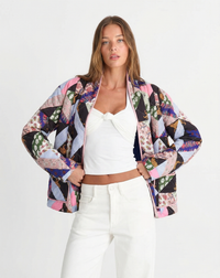 Sara | Quilted Patchwork Jacket