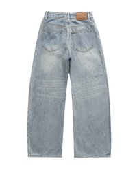Rose | Wide Leg Distressed Jeans