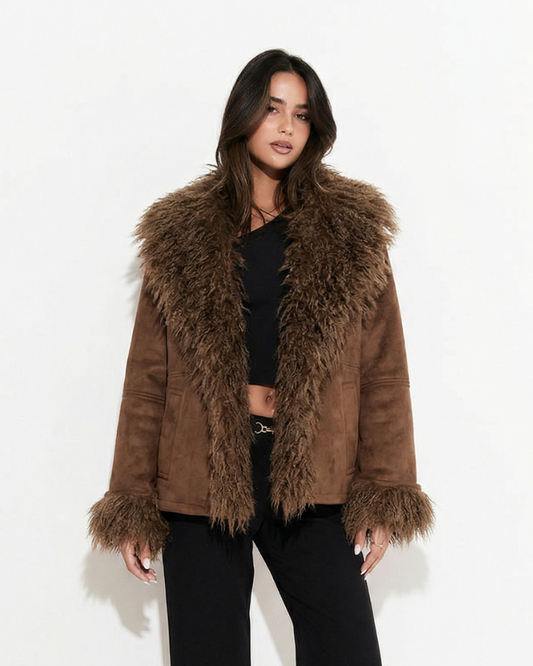 Demi | Vintage Penny Lane Coat Brown