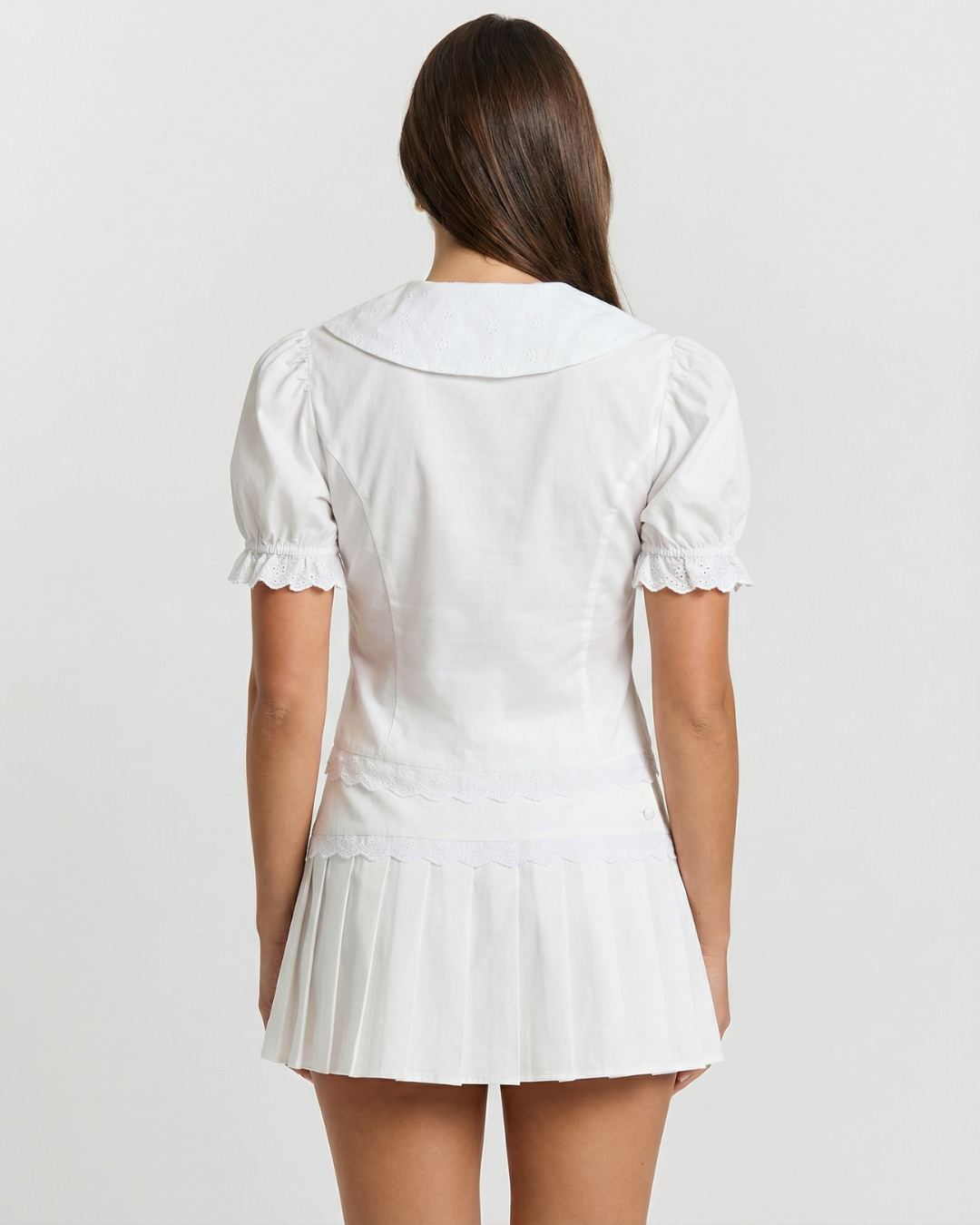 Zara | Puff Sleeve Cotton Matching Set