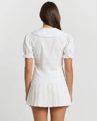 Zara | Puff Sleeve Cotton Matching Set